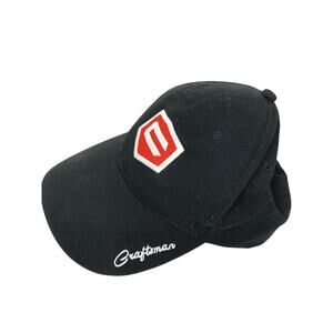 Craftsman World Of Outlaws Cap Hat Black Adjustable 100% Cotton Embroidered